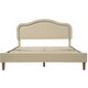 preview thumbnail 28 of 66, Velvet Upholstered Platform Bed Smart LED Bed Frame with Adjustable Height Headboard, Noise-Free Slat Support for Night's Sleep
