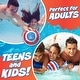 preview thumbnail 4 of 3, Activ Life The Ultimate Pool Ball - Ultra-Durable & Bright, Red/Blue 9 inches