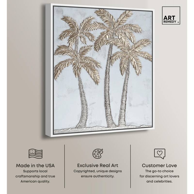 Palm Pantheon Canvas by Art Remedy