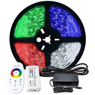 16.4 Foot Bundle RGBW Color Changing LED Strip Light - 12 Volt, Indoor ...