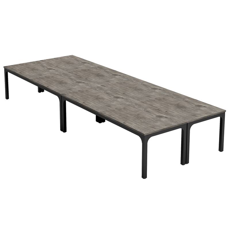 6.5FT Conference Meeting Seminar Business Table Set for 12-16 Person (Set of 4) - 4PCS
