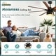 preview thumbnail 33 of 42, 52/66-In Farmhouse Style Industrial Windmill Large Ceiling Fan with Light and Remote