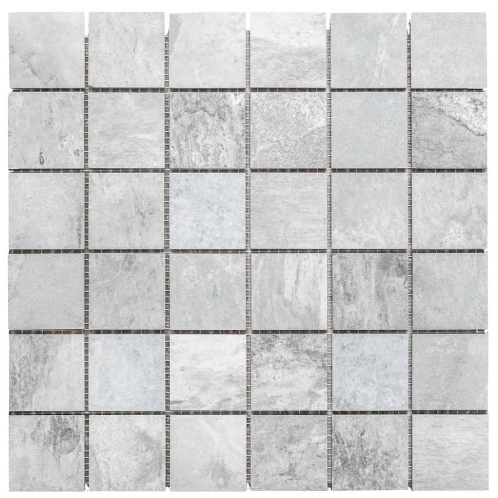 Wells Stone 2x2 Matte Porcelain Grid Mosaic Tile - Floor, Wall & Backsplash