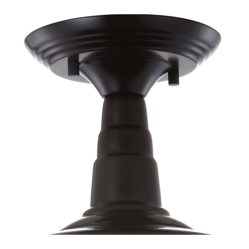 Georgia 10.2" Metal LED Semi-Flush Mount, by JONATHAN Y - 10.2'