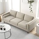 Flavia Mid-Century Modern Pillow Back Velvet Sofa - Overstock - 36051039