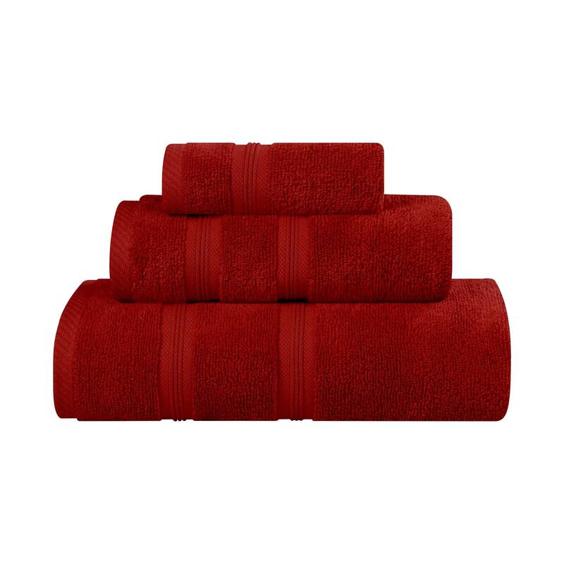 Superior Smart Dry Zero Twist Cotton 3-Piece Assorted Towel Set
