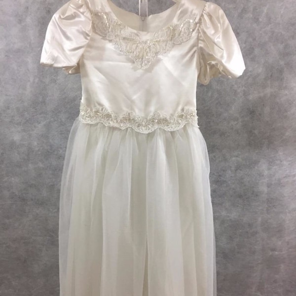 White Dress Girls Size 7