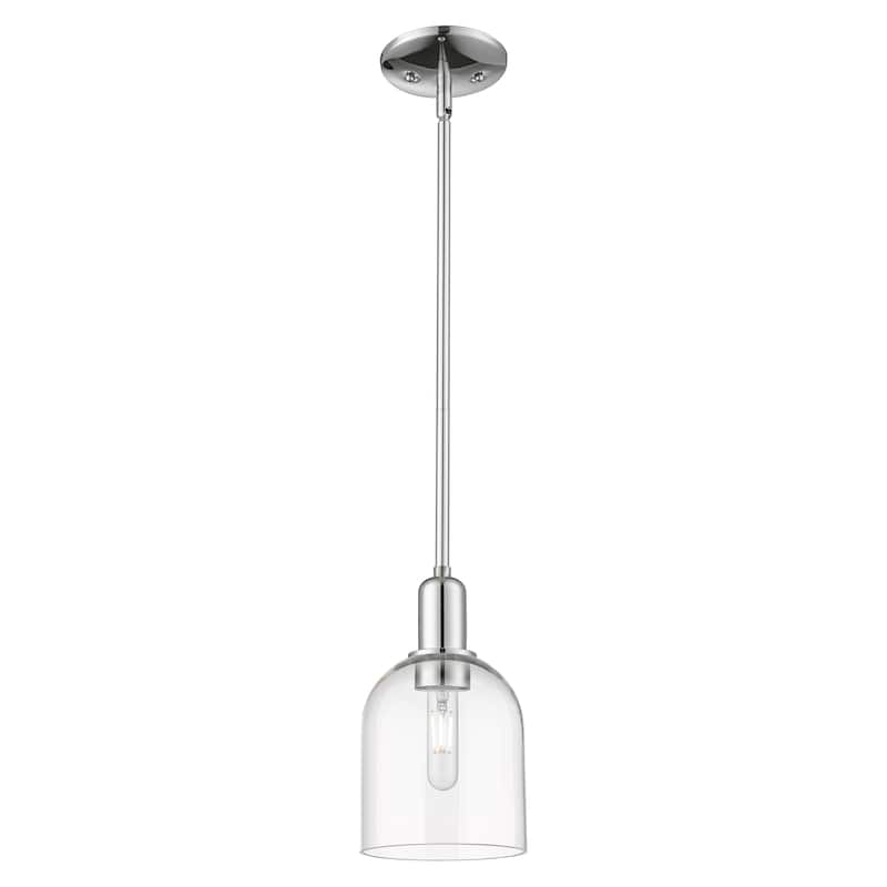 Innovations Lighting Endless Possibilities Arcadia - Bella - 1 Light 6" Stem Hung Mini Pendant - Clear/Polished Chrome