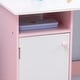 preview thumbnail 16 of 16, Qaba Toddler Table and Chair Set, Kids Writing Desk Homework Table, Gray