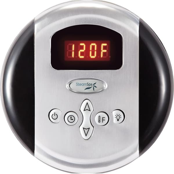 Steamspa Indulgence 12 Kw Quickstart Steam Bath Generator Package With Built In Auto Drain In Polished Chrome 1200 Overstock 10535948