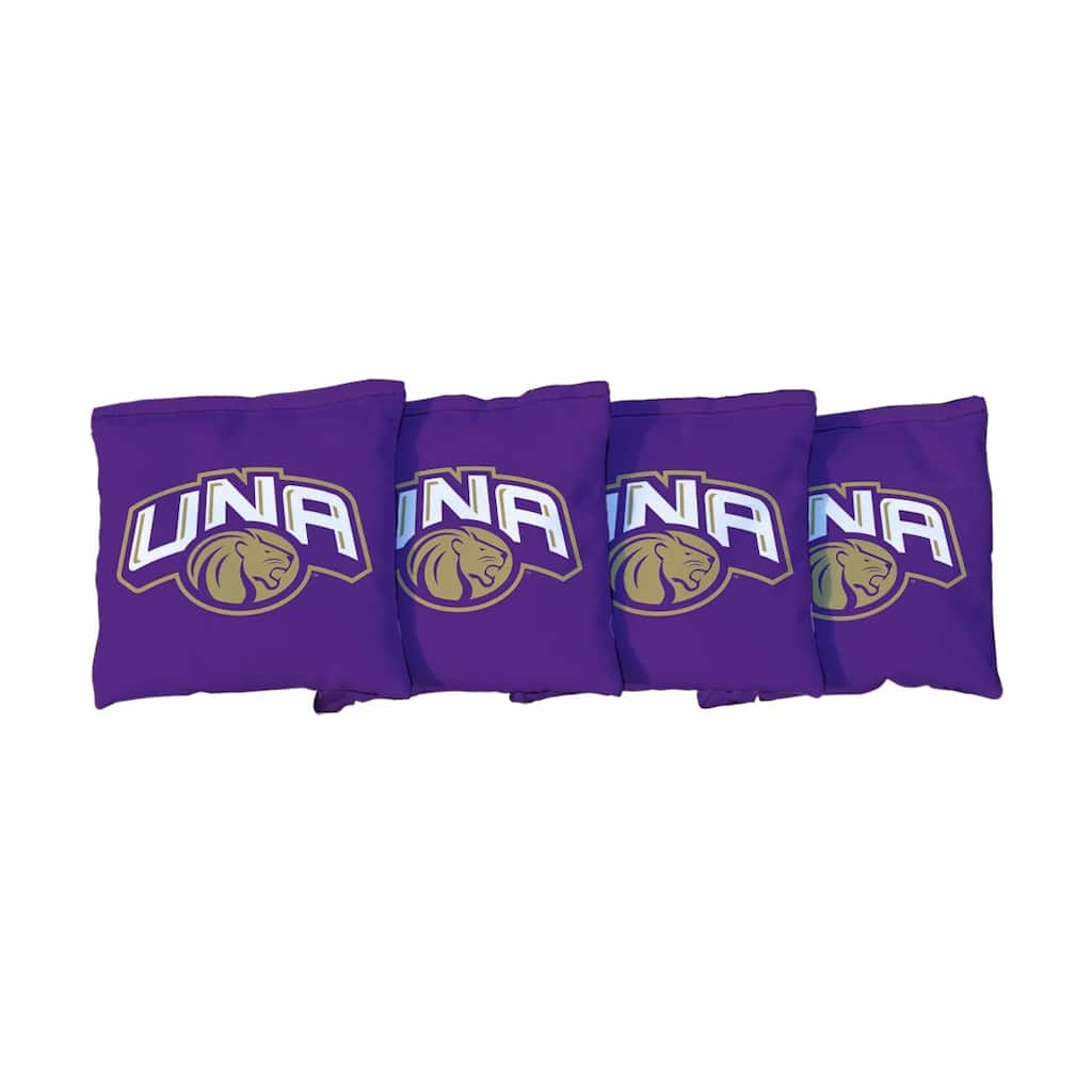North Alabama Lions Purple Cornhole Bags