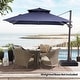 preview thumbnail 10 of 30, Crestlive Products 10FT Square Adjustable Offset Cantilever Hanging Patio Umbrella