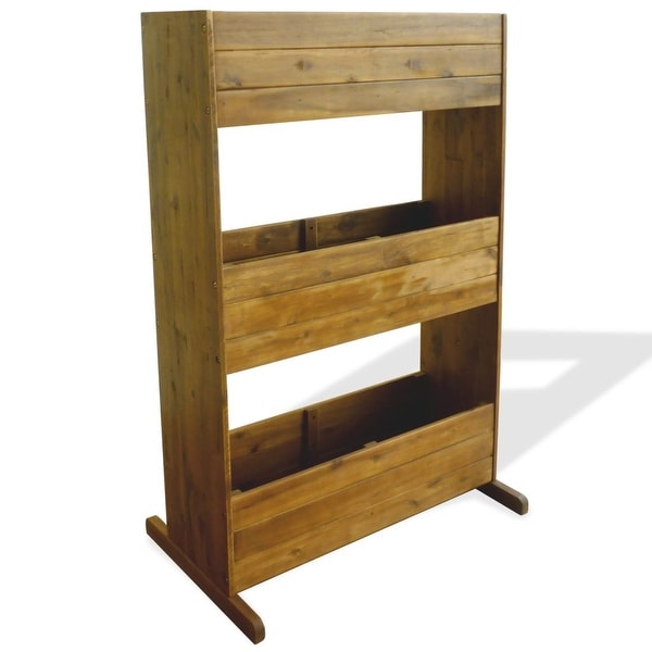 vidaXL 3-Tier Garden Planter Solid Acacia Wood