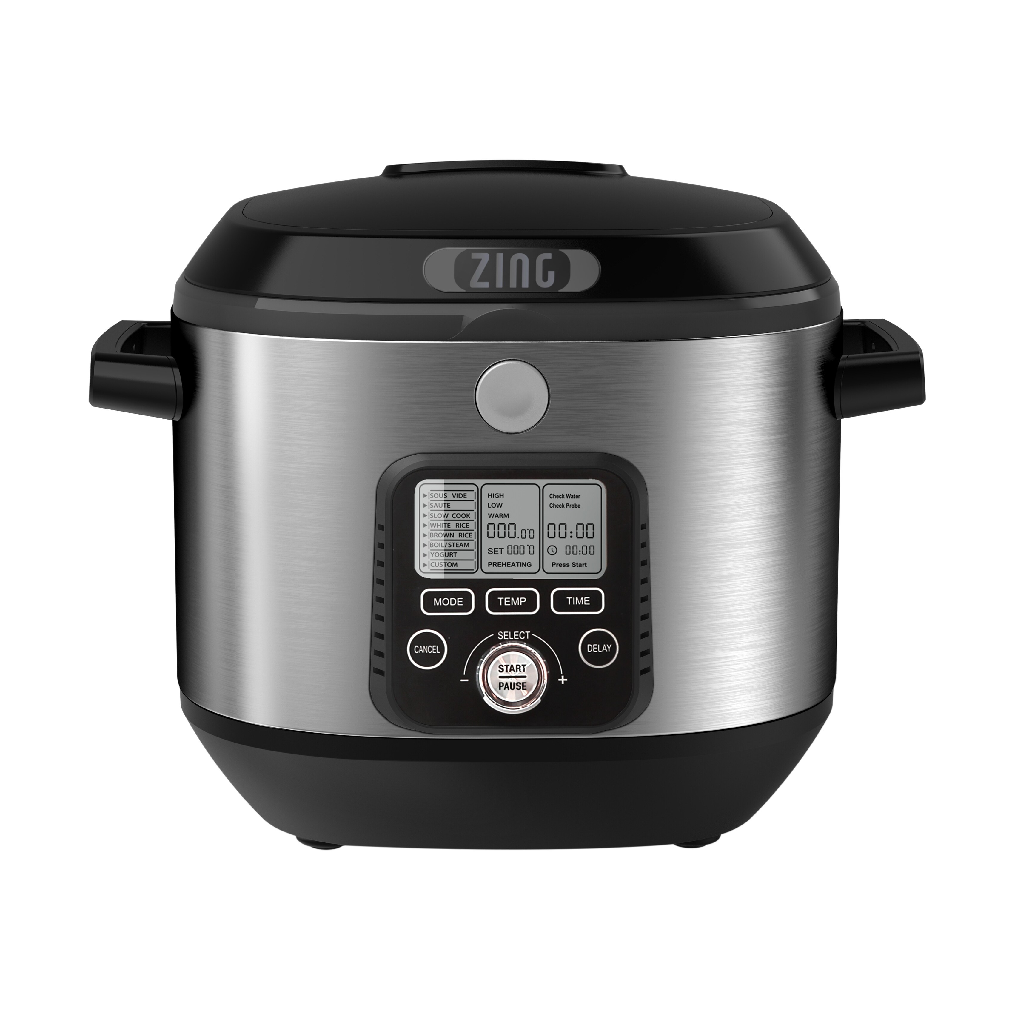 Zing Pot Sous Vide Multicooker 6.5 Qt Stainless Steel Model# BSV-A601 SFF  for sale online