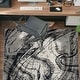 preview thumbnail 11 of 19, World Rug Gallery Distressed Abstract Black / Ivory / Gray Area Rug 4' x 6'