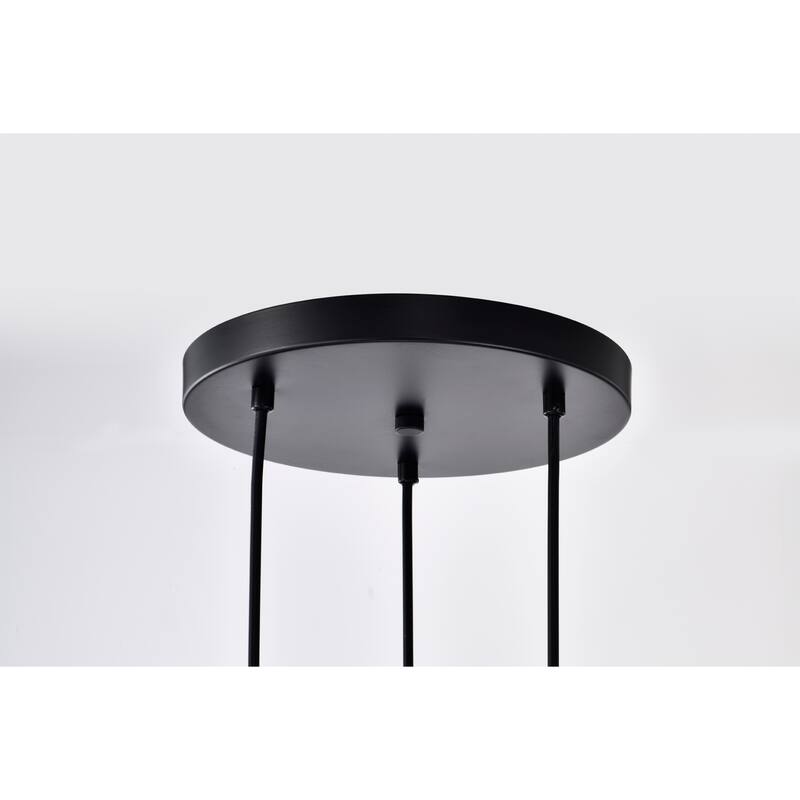Srai 11 Inch Modern Contemporary Kitchen Island Pendant 3-Light