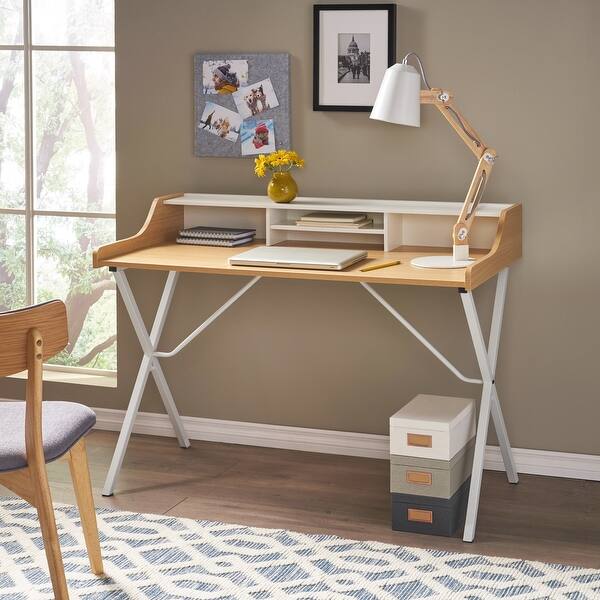 Aalto Modern Faux Wood Computer Desk by Christopher Knight Home. Opens flyout.