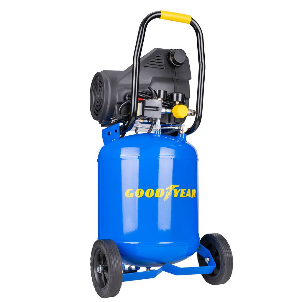 Goodyear 10 Gallon 150 PSI Oil Free Portable Vertical Electric Air Compressor