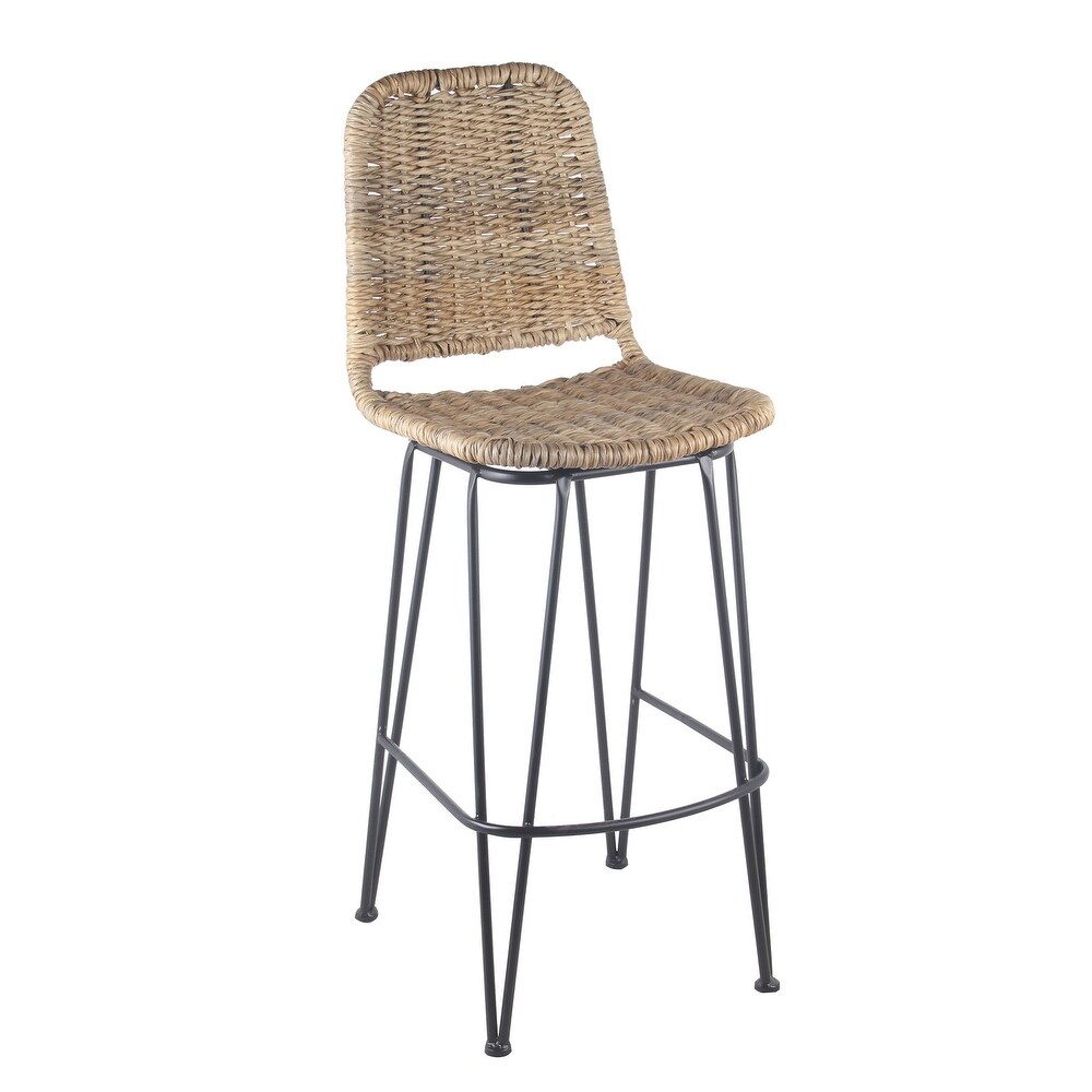 tov furnitureevora velvet counter stool set of 2 cream