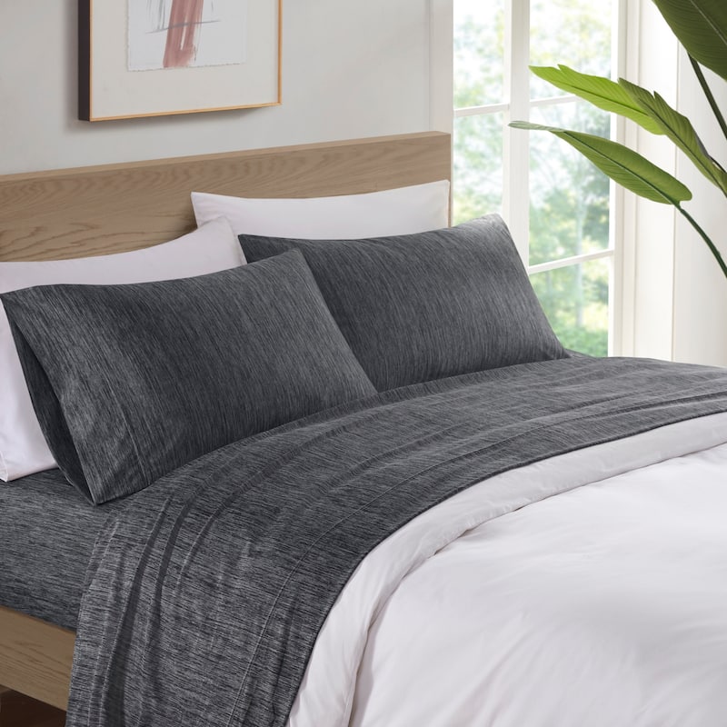 Intelligent Design Comfort Cool Jersey Knit Nylon Blend Sheet Set