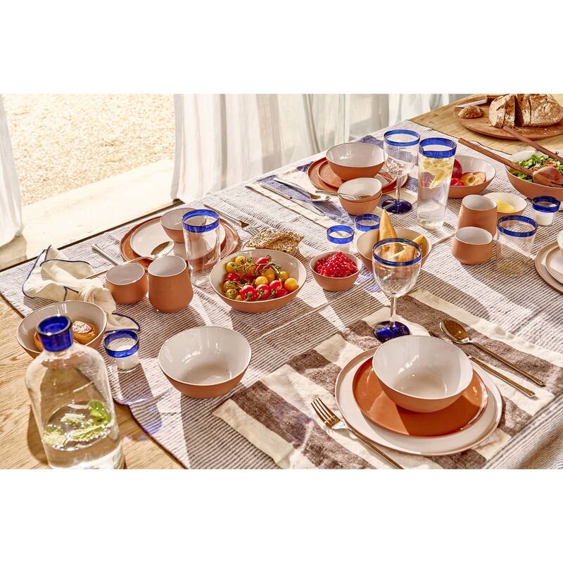 Tarifa Blue Mini Glass 3 fl oz Borosilicate Glass