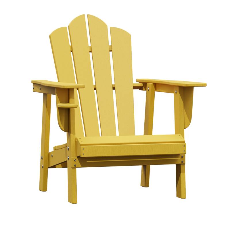 Outdoor HDPE Adirondack Chairs Outdoor Chair Plastic Lawn Chairs for Outdoor Use Set of 4