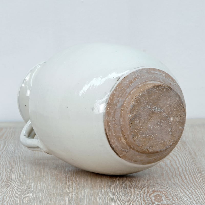 Artissance 12" Off White Ceramic Pitcher Unglazed Base
