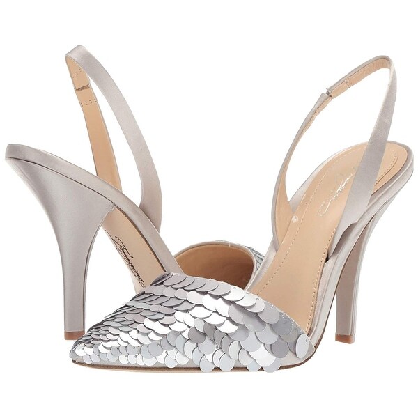 imagine vince camuto silver heels