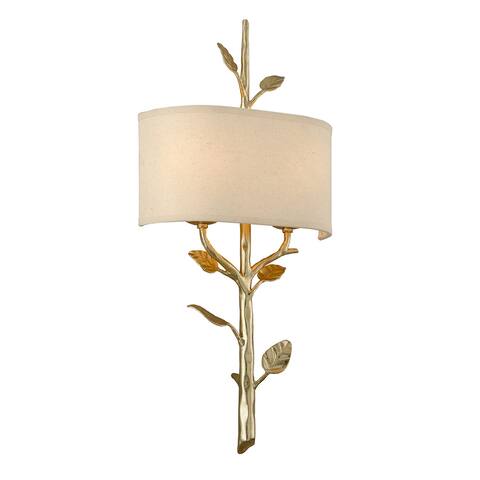 Troy Lighting Almont 26-inch Gold Leaf Wall Sconce