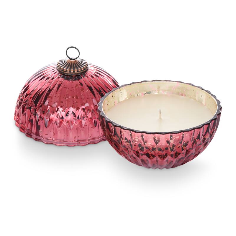 ILLUME Noble Holiday Balsam & Cedar Candle - Red Mercury Ornament