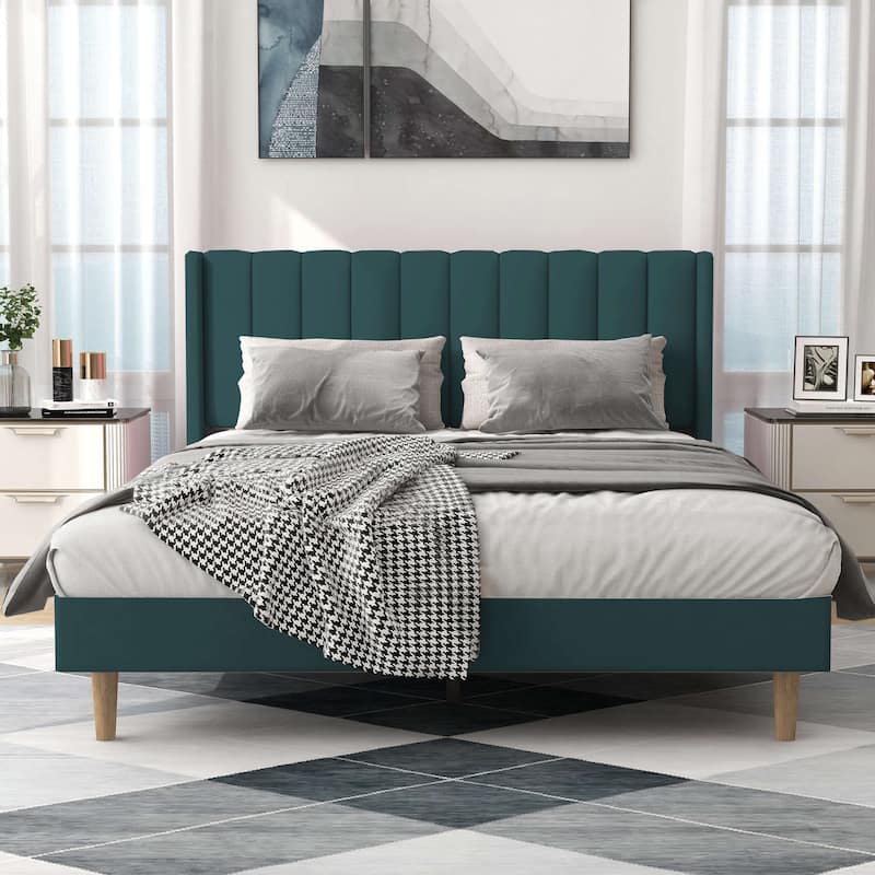 Alazyhome Upholstered Platform Bed Frame