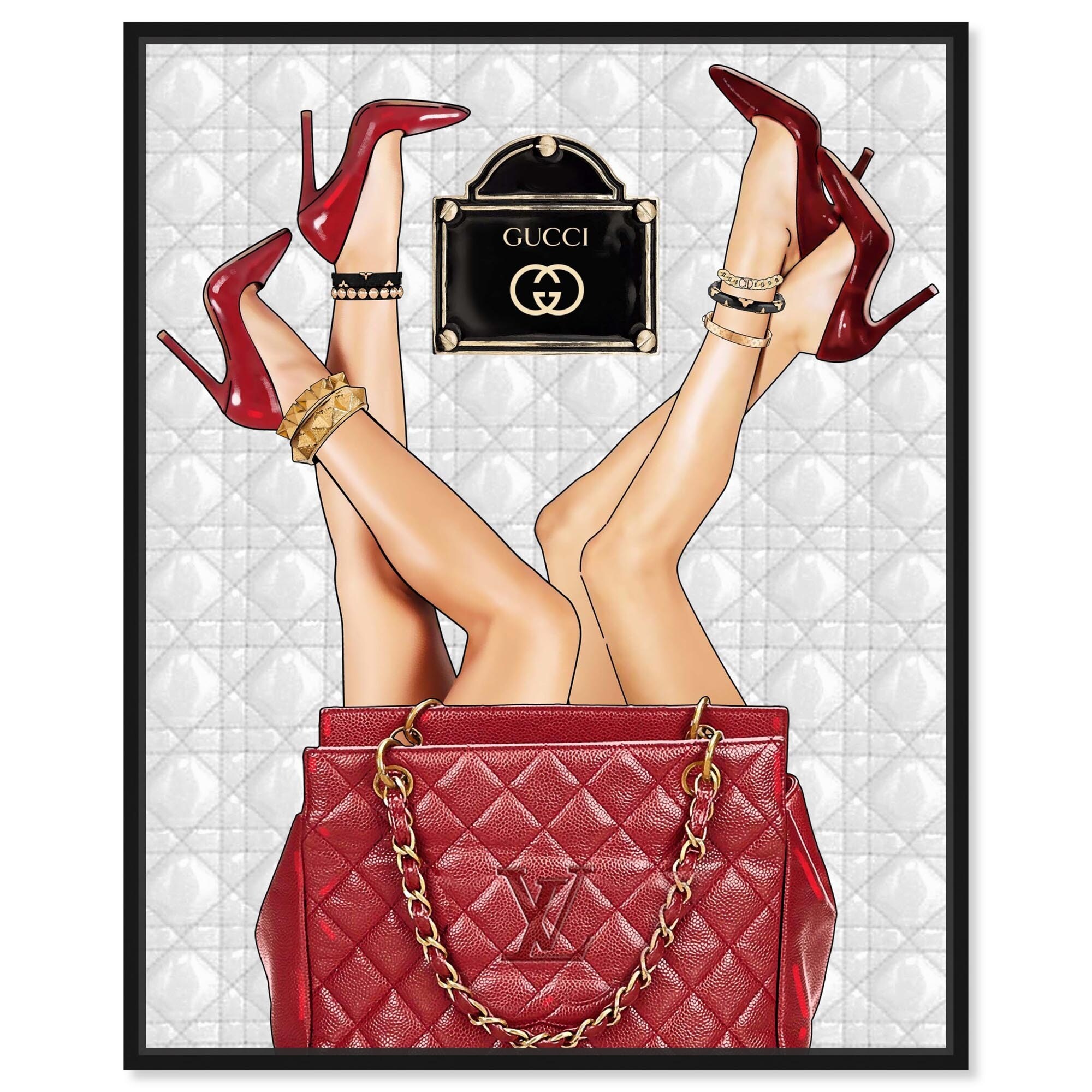 My Favorite Luxurious Place Canvas Fashion Wall Art by Art Remedy