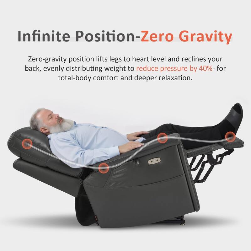 MCombo Heavy Duty Lift Chair for Elderly, Extra Wide Dual Motor Power Lift Recliner 450lbs