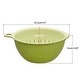 preview thumbnail 8 of 7, Kitchen Strainer Colander Bowl Set, Medium Double Layer Drain Basket - 25.5cm x 22cm x10cm