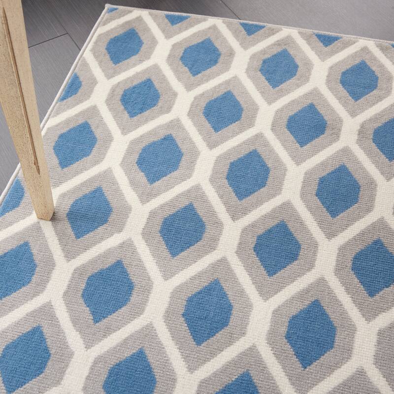 Nourison Grafix Modern Geometric Area Rug