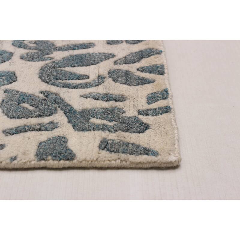 ECARPETGALLERY Hand-knotted Alma Ivory Wool Rug - 7'11 x 9'10