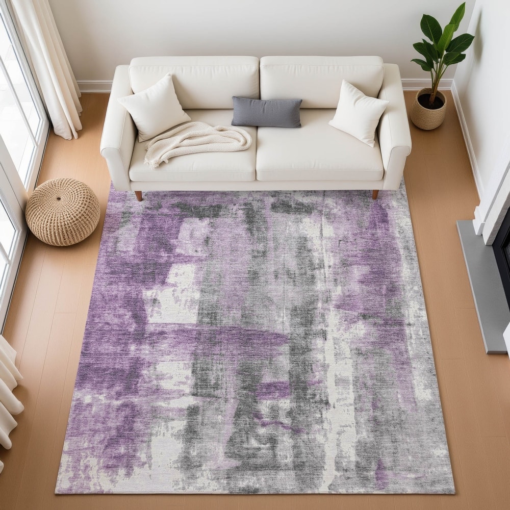 Premium Washable Super Soft Abstract Glam Mayfield Rug