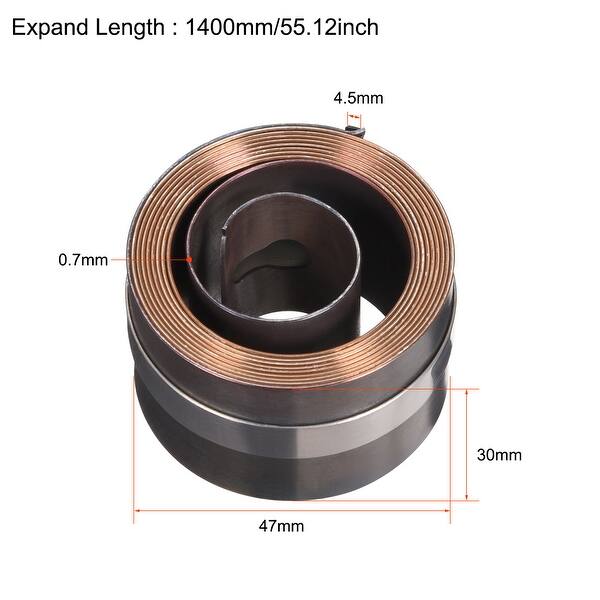 Shop Drill Press Quill Feed Return Coil Spring Assembly 1400mm
