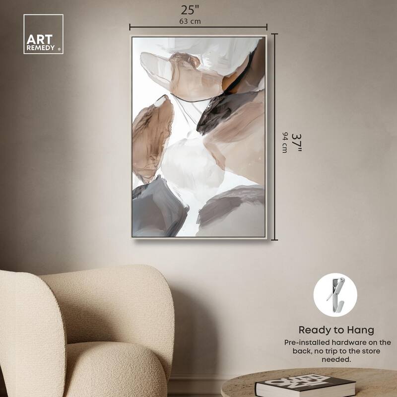 Sedimentary Hues I Canvas by Art Remedy
