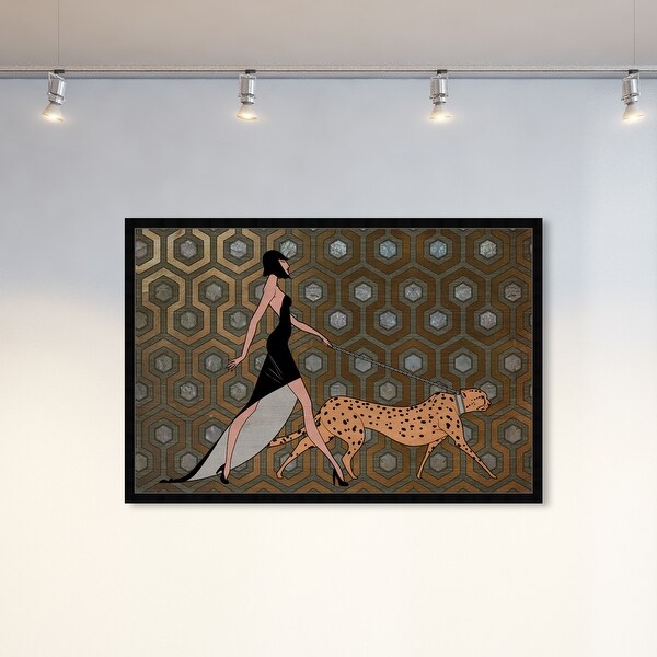 Oliver Gal 'Own the Street' Fashion and Glam Framed Wall Art