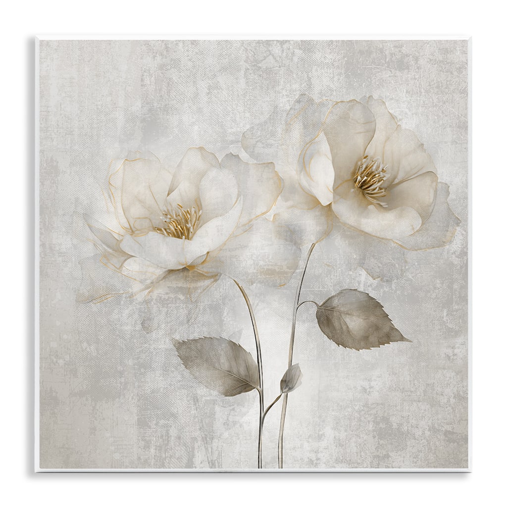 Stupell Blooming Roses Bunch Wall Plaque Art Design By Irene Weisz