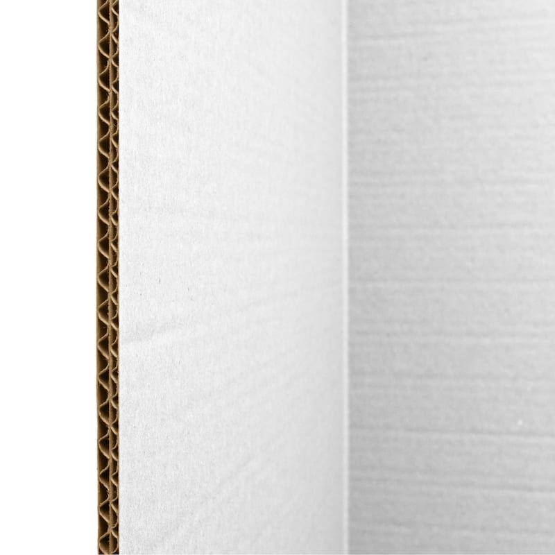 4 ft. Tall White Cardboard Room Divider