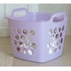 preview thumbnail 7 of 21, Flexible Plastic Laundry Basket - Square Storage Hamper with Side Handles for Easy Carrying - 28 Litter