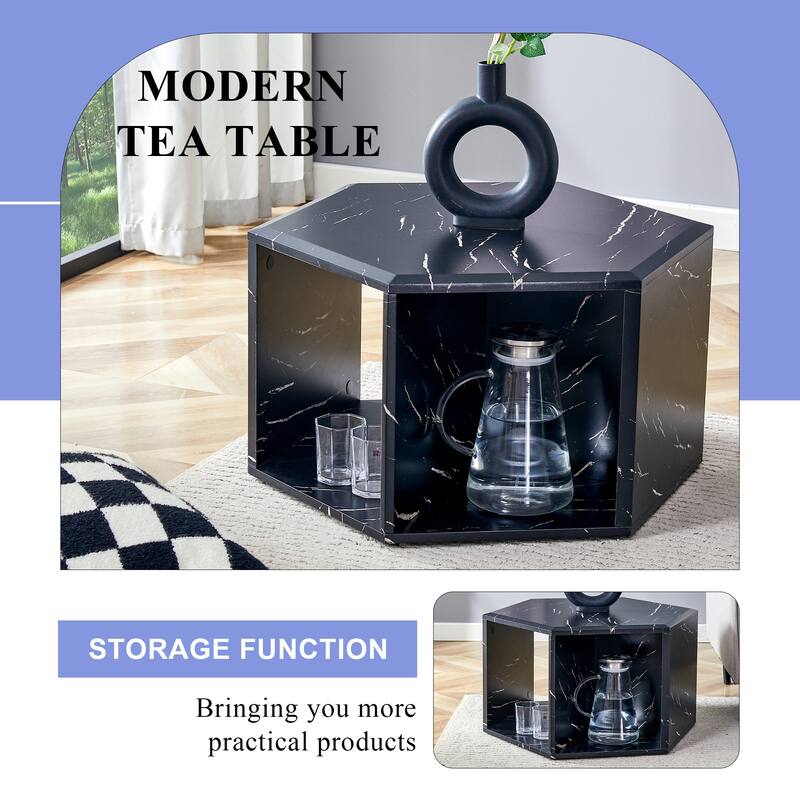 Modern Hexagonal Coffee Table
