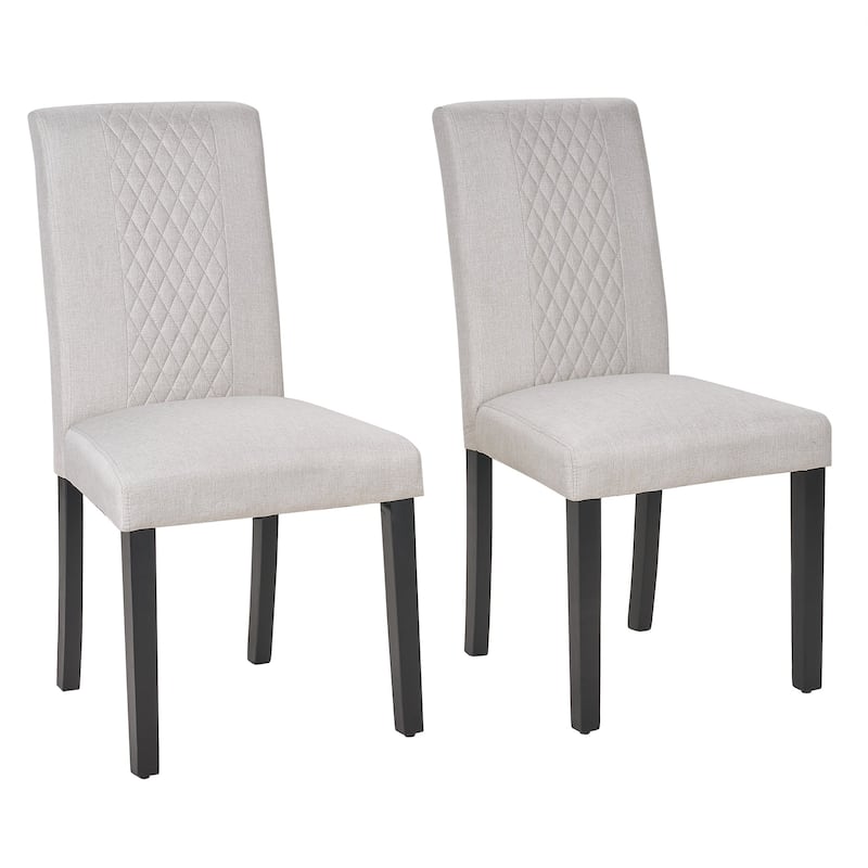 VECELO Upholstered Dining Chairs Set of 2/4/6 Parson Classic Upholstered Dining Chair Modern Parson Chairs