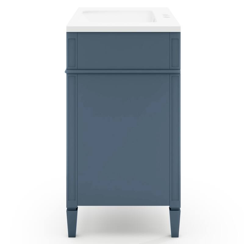 36"Wall Mounted Bathroom Vanity with Resin Sink