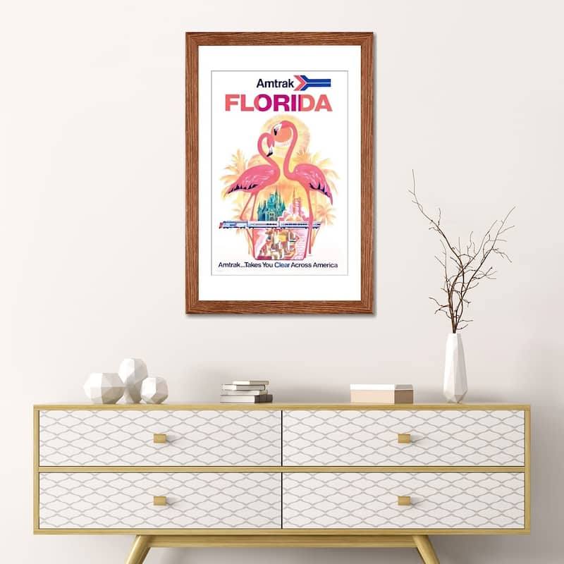 iCanvas "Amtrak Florida" by Unknown Artist