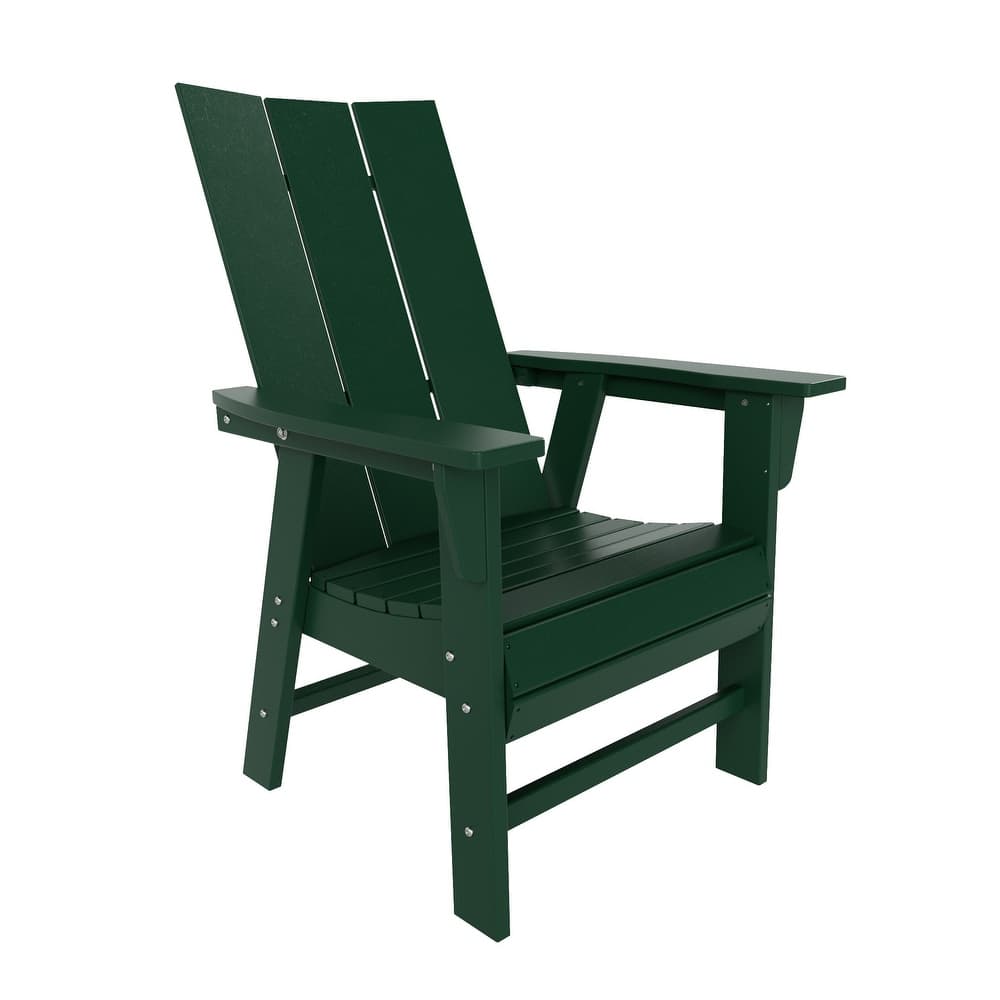 Shoreside Hdpe All Weather Outdoor Patio Adirondack Dining Chair (1PC)