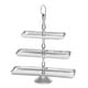 preview thumbnail 2 of 5, Silver Aluminum Traditional Tiered Server 19 x 18 x 6