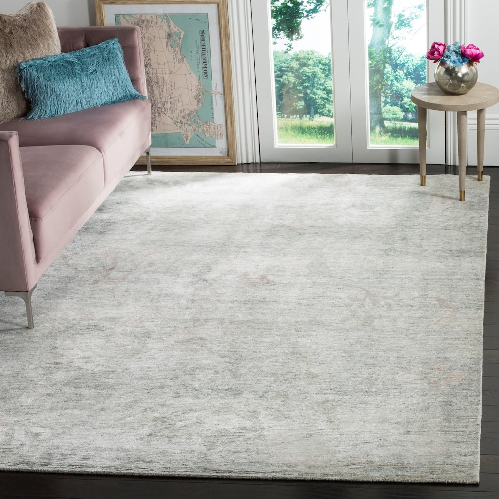 SAFAVIEH Couture Hand-knotted Tibetan Bardha Modern Wool Rug